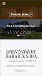 Mobile Screenshot of drevostavby-harabis.cz